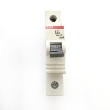ABB S261 C50 50A 50 Amp MCB Circuit Breaker Type C